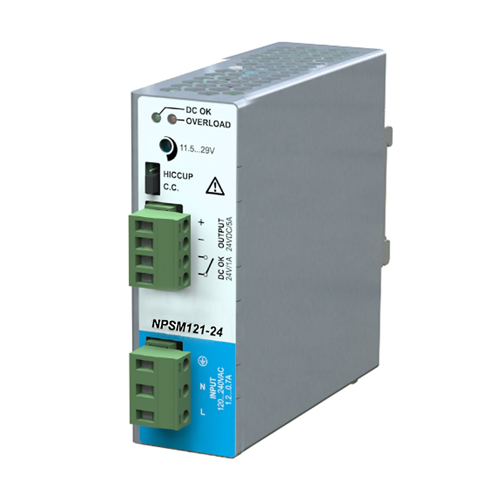 120/240V AC Input, Adjustable Output 12-28.5V DC Nominal ...